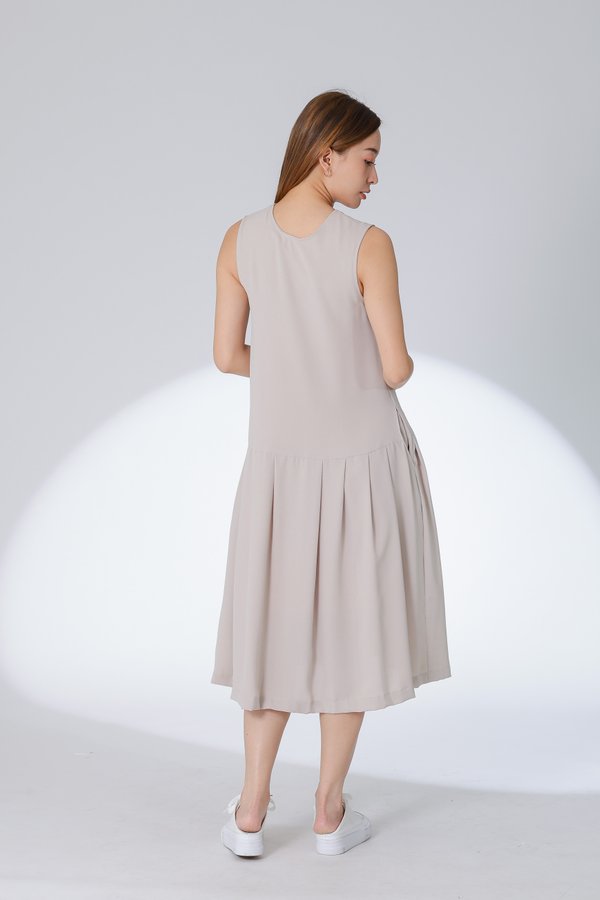 Corrine Reversible Dress - Khaki