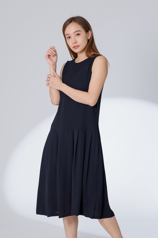 Corrine Reversible Dress - Black