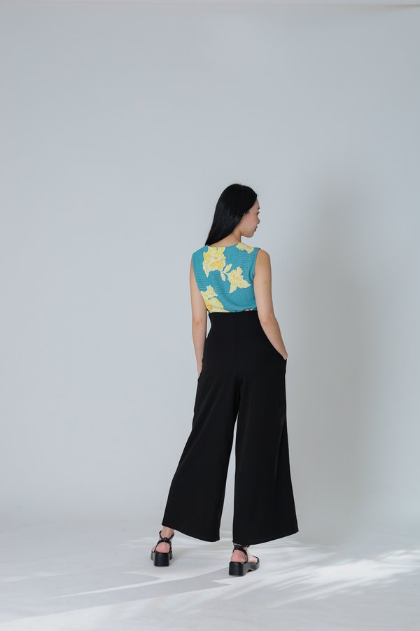 Peggy Wide Leg Pant - Black