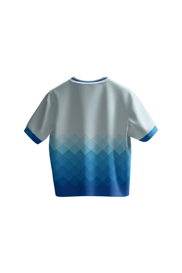 Kaleb Dri-Fit T-Shirt - Cropped - Blue
