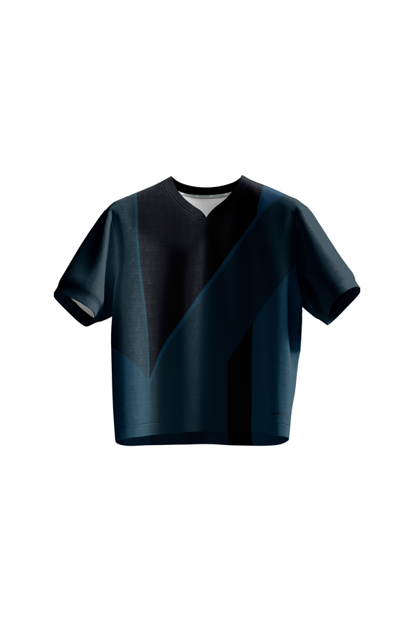 Jordan Dri-Fit T-Shirt - Cropped - Navy