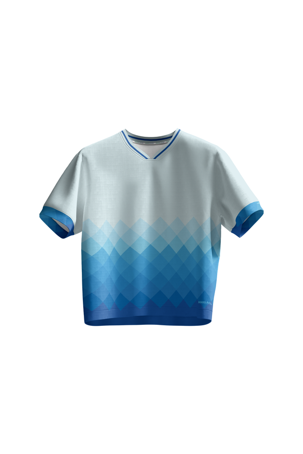Kaleb Dri-Fit T-Shirt - Cropped - Blue