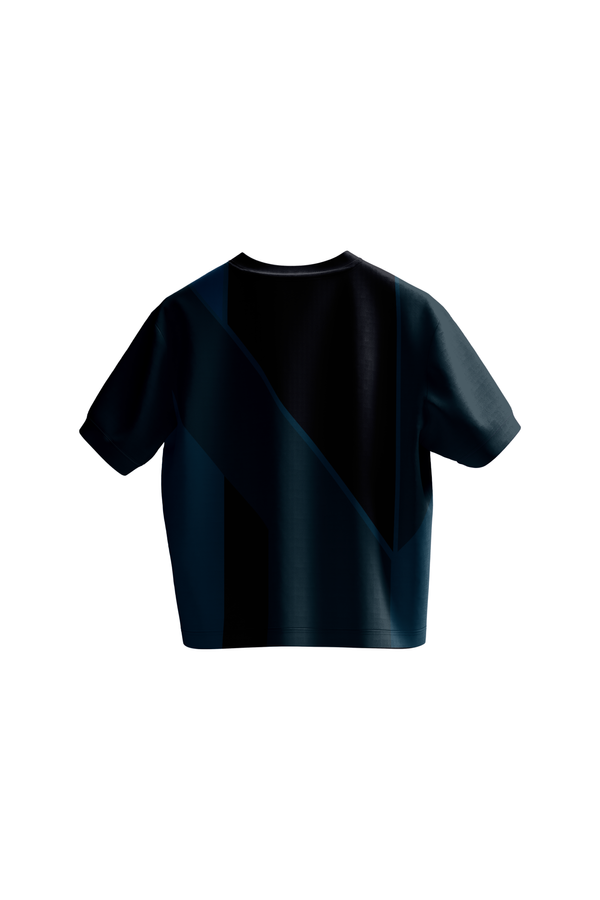 Jordan Dri-Fit T-Shirt - Cropped - Navy
