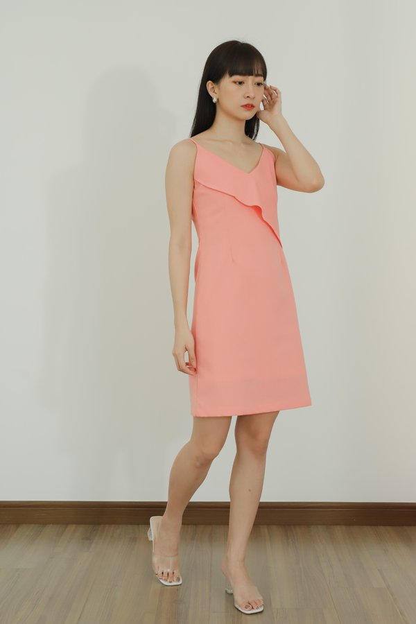 Azalea Ruffles Cami Dress - Pink