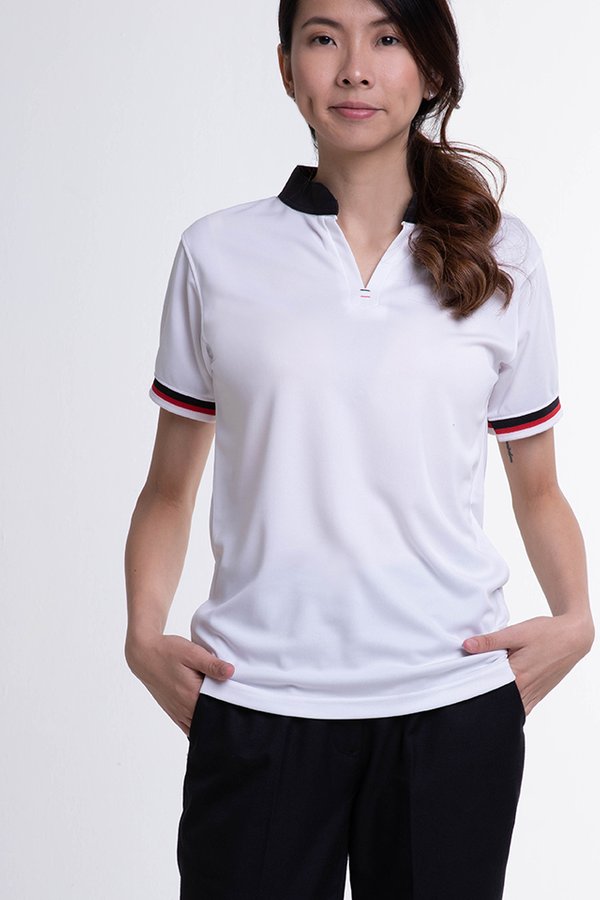 Mandarin Collar Polo T-Shirt (SEB-400)