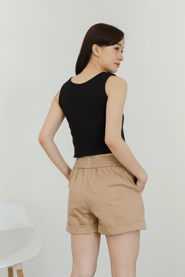 Leia Lounge Shorts - Brown