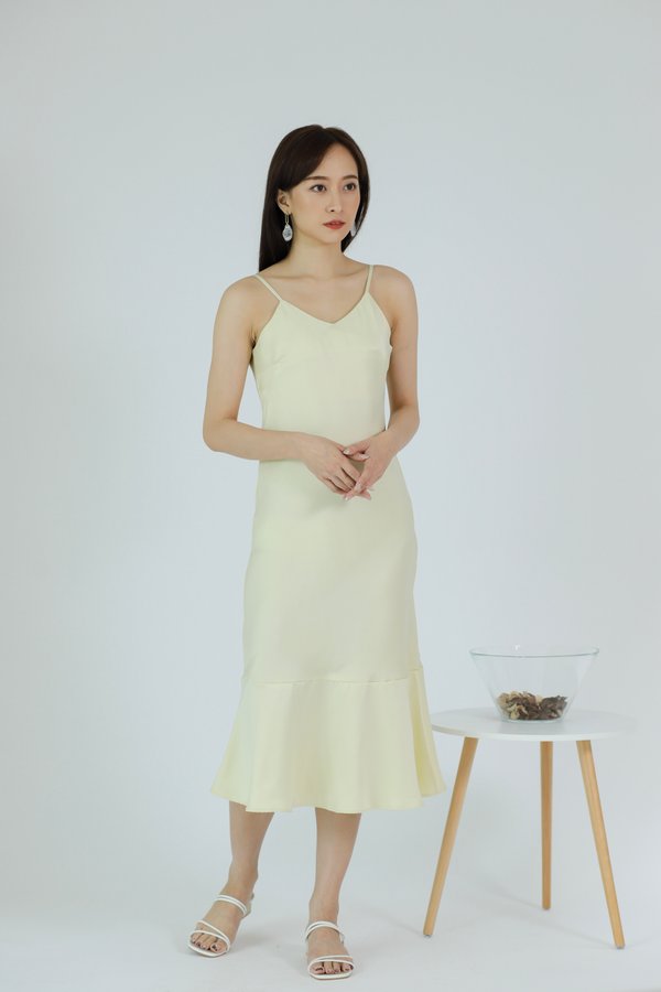Oliviarose Satin Slip Dress - Cream