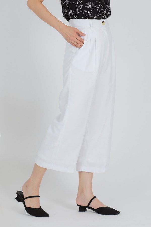 Arlyn Culottes Trouser - White