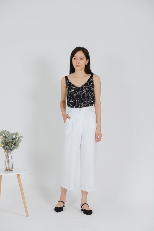 Arlyn Culottes Trouser - White