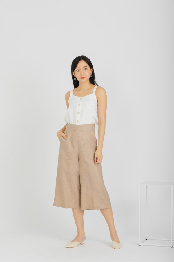 Margis Culottes Pant - Khaki